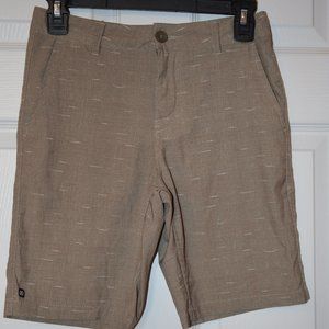 Micros 4-way stretch zip fly boy's shorts with pockets - Sz. 10